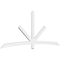Ekena Millwork Alberta Architectural Grade PVC Gable Bracket, 108"W x 45"H x 2"D x 4"F, 10/12 Pitch GBP108X45X0204ALB00 - alternate 1